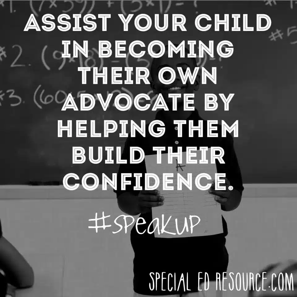 Self Advocacy Is Vital | Special Education Resource