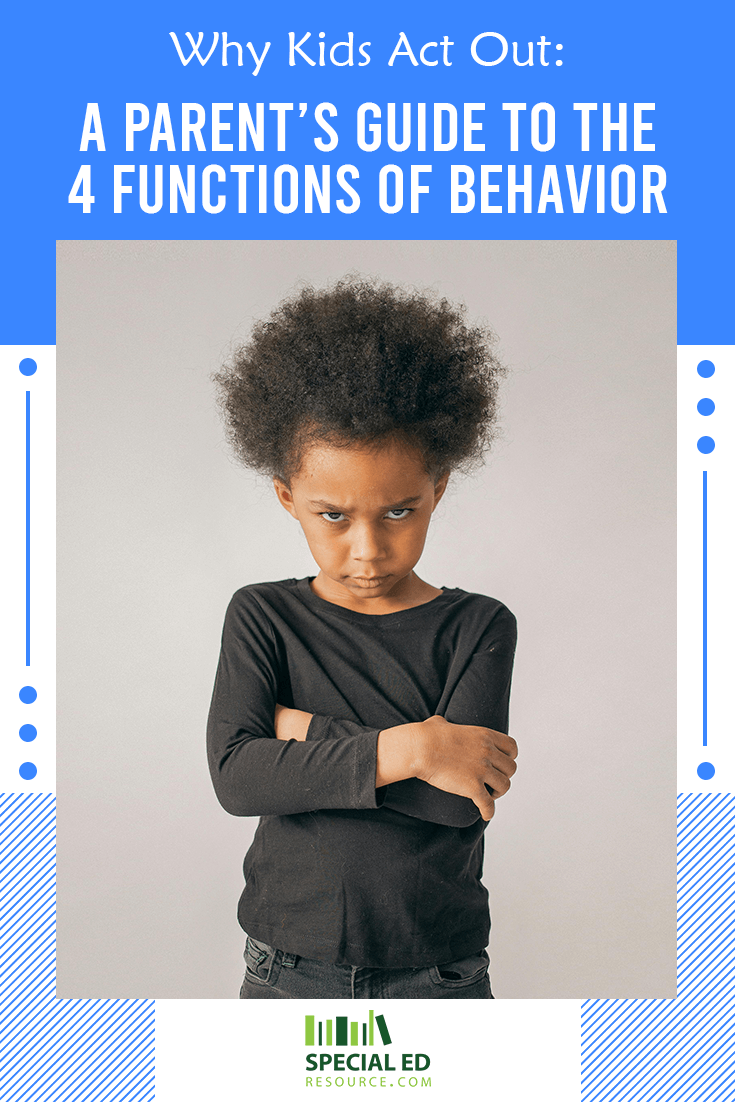 A young boy in a bright yellow shirt and crossbody bag stands in a toy aisle, eyes shut and mouth open in frustration, with hands near his head having a tantrum The image features the title “Understanding the ABCs of Behavior in ABA” along with the Special Ed Resource logo at the top.