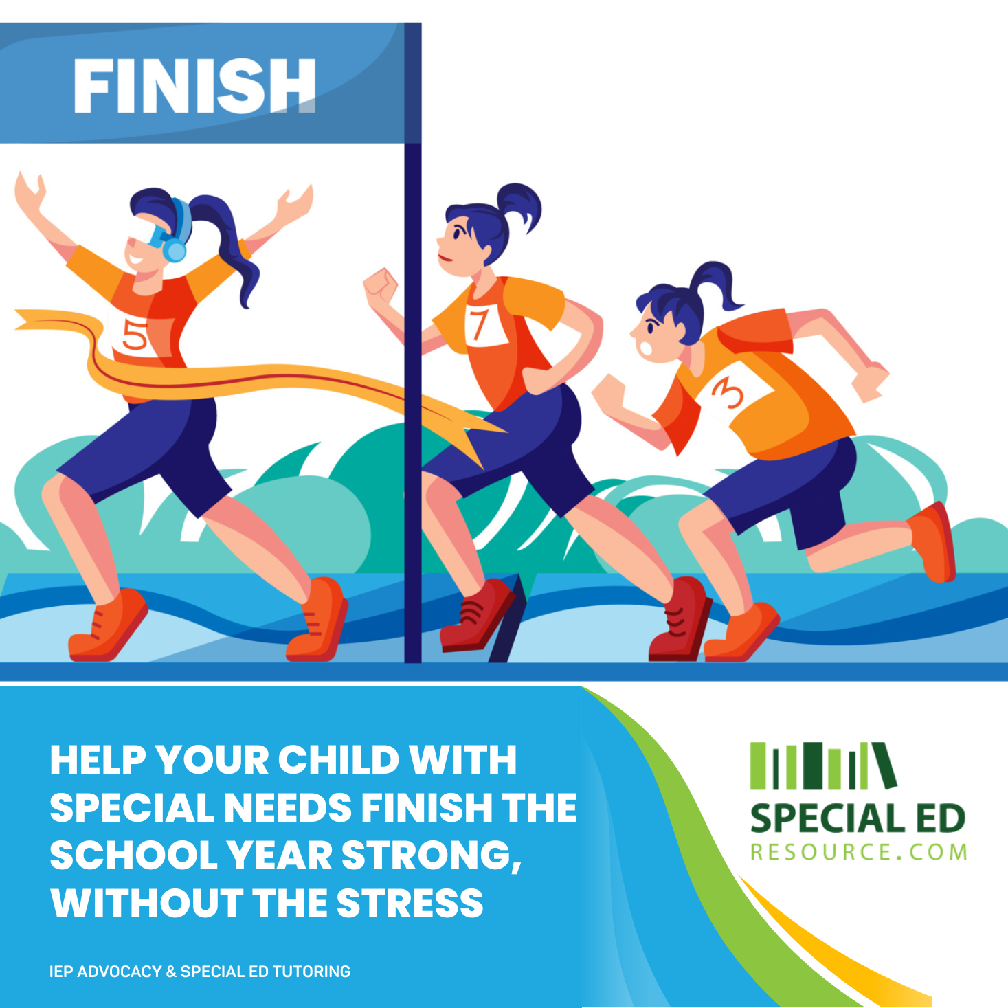 Special needs tutor helping student stay focused during spring semester