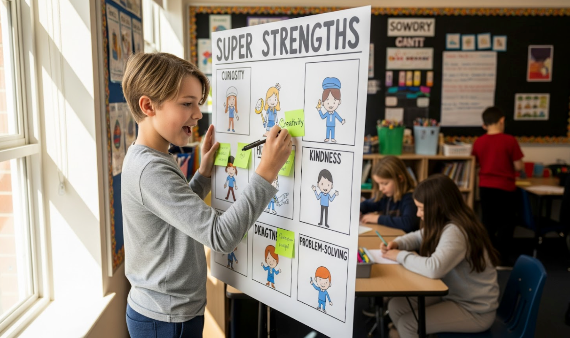 Parent homeschooling autistic child using a calm and structured routine